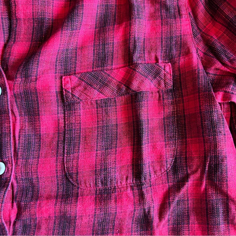 Plaid Red Women's Pajama Set - Picture 6 of 14